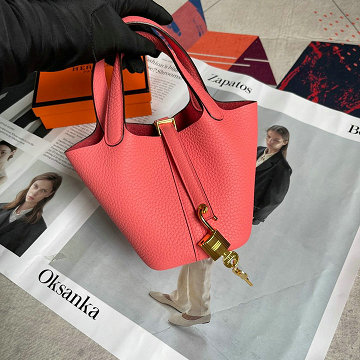 エルメス HERMES 2025年新作 マイクロ ピコタン バケットバッグ トートバッグ ハンドバッグ ショッピングバッグ レディース TCレザー