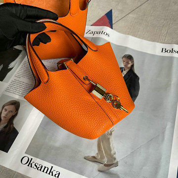 エルメス HERMES 2025年新作 マイクロ ピコタン バケットバッグ トートバッグ ハンドバッグ ショッピングバッグ レディース TCレザー VVVVVVVVVVVVV