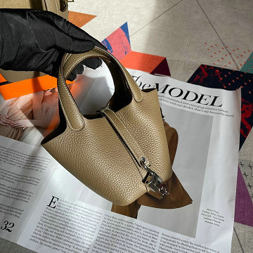 エルメス HERMES 2025年新作 マイクロ ピコタン バケットバッグ トートバッグ ハンドバッグ ショッピングバッグ レディース TCレザー