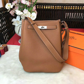 商品名称：エルメス HERMES 2025年新作 ソーケリー バケットバッグ ショルダーバッグ togo皮