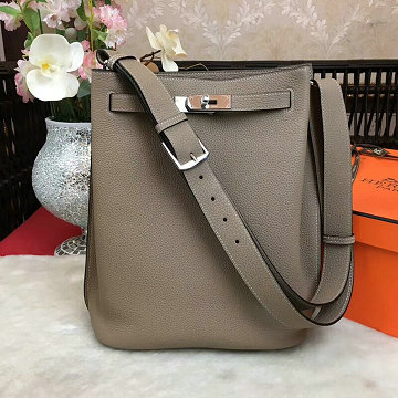 商品名称：エルメス HERMES 2025年新作 ソーケリー バケットバッグ ショルダーバッグ togo皮