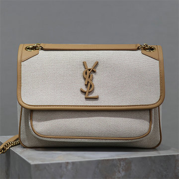 商品細詳を見る:イヴサンローラン Saint laurent YSL 99-YSL498894BBX 2025年新作 ニキ ミディアム フラップバッグ ショルダーバッグ レディース キャンパス