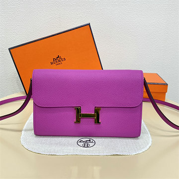 商品細詳を見る:エルメス HERMES 063 -H709SZJYF  2025年新作 コンスタンス ポケット ショルダーバッグ ロングウォレット レディース エプソン