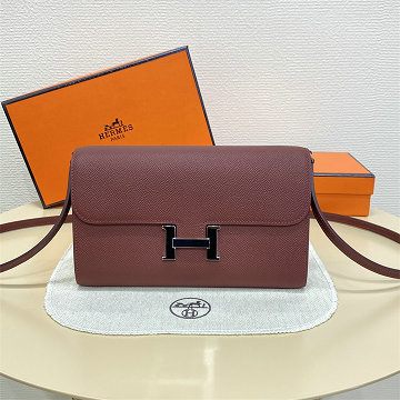 商品細詳を見る:エルメス HERMES 063-H709SZYJR 2025年新作 コンスタンス ポケット ショルダーバッグ ロングウォレット レディース エプソン