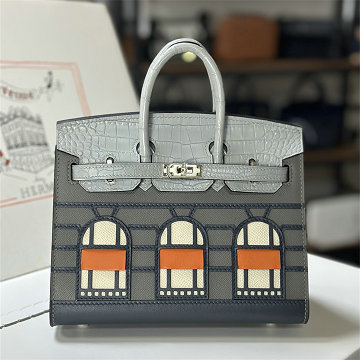 商品細詳を見る:エルメス HERMES 063-HBK20FZMHS 2025年新作 バーキンバッグ 20 トップハンドルバッグ トートバッグ ハンドバッグ エプソン