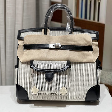 商品名称：エルメス HERMES 063-HBK25CAPYBK 2025年新作 バーキンバッグ 25 カゴ cargo トップハンドルバッグ トートバッグ ハンドバッグ レディース