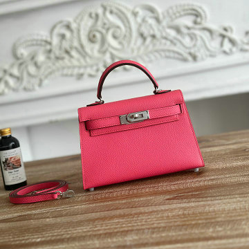 商品名称：エルメス HERMES 063-HKL19SQYCF 2025年新作 ミニ ケリー トップハンドルバッグ ショルダーバッグ エプソン