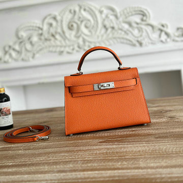 商品名称：エルメス HERMES 063-HKL19SQYCS 2025年新作 ミニ ケリー トップハンドルバッグ ショルダーバッグ エプソン