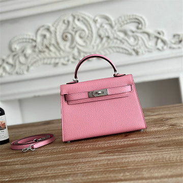 商品名称：エルメス HERMES 063-HKL19SQYHF 2025年新作 ミニ ケリー トップハンドルバッグ トートバッグ 2way ショルダーバッグ エプソン