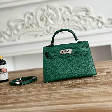 エルメス HERMES 063-HKL19SQYKG 2025年新作 ミニ ケリー トップハンドルバッグ ショルダーバッグ エプソン