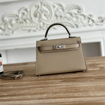 商品細詳を見る:エルメス HERMES 063-HKL19SQYLH 2025年新作 ミニ ケリー トップハンドルバッグ ショルダーバッグ エプソン