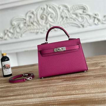 商品名称：エルメス HERMES 063-HKL19SQYMZ  2025年新作 ミニ ケリー トップハンドルバッグ ショルダーバッグ エプソン