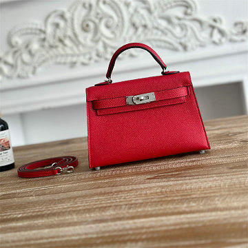 商品名称：エルメス HERMES 063-HKL19SQYRD 2025年新作 ミニ ケリー トップハンドルバッグ ショルダーバッグ エプソン