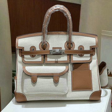 商品名称：エルメス HERMES 063-HBK35CAPYBZ 2025年新作 バーキンバッグ 35 カゴ cargo トップハンドルバッグ トートバッグ ハンドバッグ レデ