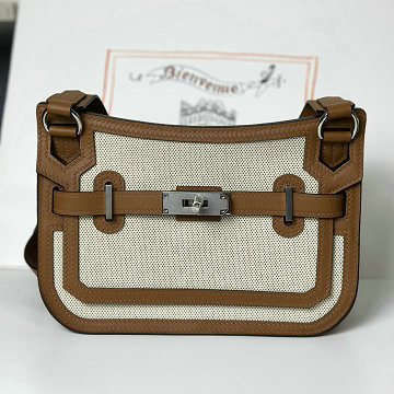 商品細詳を見る:エルメス HERMES 063-HJP23BPYBZ 2025年新作 ジプシエール Toile Cuir ミニバッグ ショルダーバッグ キャンパス