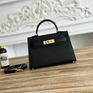 商品名称：エルメス HERMES 063-HKL19SQJBK 2025年新作 ミニ ケリー トップハンドルバッグ トートバッグ 2way ショルダーバッグ エプソン