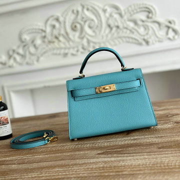 商品名称：エルメス HERMES 063-HKL19SQJFL 2025年新作 ミニ ケリー トップハンドルバッグ トートバッグ 2way ショルダーバッグ エプソン