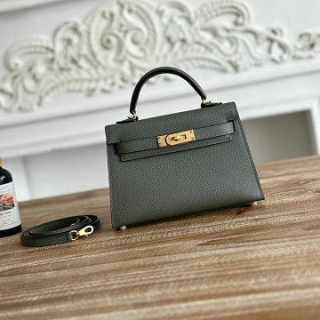 商品細詳を見る:エルメス HERMES 063-HKL19SQJJH 2025年新作 ミニ ケリー トップハンドルバッグ トートバッグ 2way ショルダーバッグ エプソン