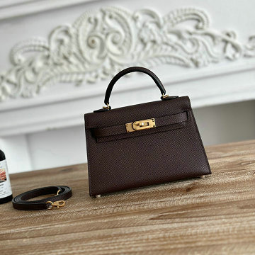 商品名称：エルメス HERMES 063-HKL19SQJMR 2025年新作 ミニ ケリー トップハンドルバッグ トートバッグ 2way ショルダーバッグ エプソン