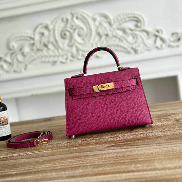 商品名称：エルメス HERMES 063-HKL19SQJMZ 2025年新作 ミニ ケリー トップハンドルバッグ トートバッグ 2way ショルダーバッグ エプソン
