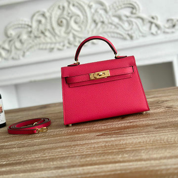 商品名称：エルメス HERMES 063-HKL19SQJTH 2025年新作 ミニ ケリー トップハンドルバッグ トートバッグ 2way ショルダーバッグ エプソン