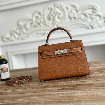 商品名称：エルメス HERMES 063-HKL19SQYZM 2025年新作 ミニ ケリー トップハンドルバッグ トートバッグ 2way ショルダーバッグ エプソン