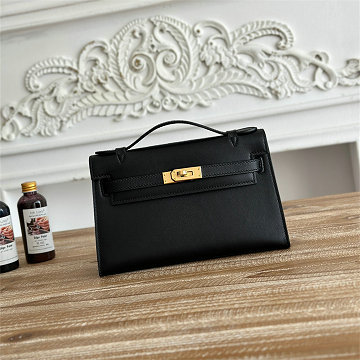 商品名称：エルメス HERMES 063-HKL22SFQJBK 2025年新作 ケリー 22 ポシェット トップハンドルバッグ swift トートバッグ ハンドバッグ