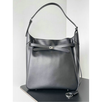 バレンシアガ BALENCIAGA 99-BA805758YBK 2025年最新入荷 Bel Air ラージ ホーボーバッグ トートバッグ ハンドバッグ