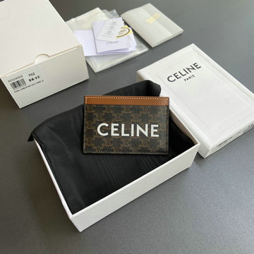 セリーヌ CELINE 99-CE10B703PZS 2024年最新入荷 カードホルダー カードケース レザー