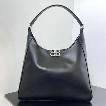 バレンシアガ BALENCIAGA 99-BA801929BK 2025年最新入荷 ソフト BB ホーボーバッグ トートバッグ ハンドバッグ