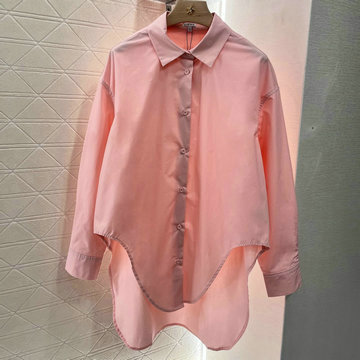 商品名称：ロエベ LOEWE XG-CCLE25001 2025年春夏最新入荷 ワイシャツ ロングスリーブ ブラウス シャツ ロングスリーブ レジャーシャツ長袖 ボタンクロージャー トップス