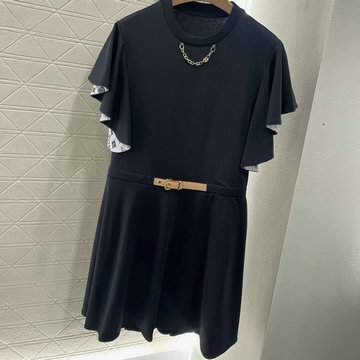 商品名称：ルイヴィトン LOUISVUITTON XG-KQLV25006 2025年春夏最新入荷 ドレス ショートスリーブ ワンピース レディース 半袖