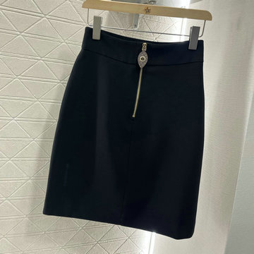 ルイヴィトン LOUISVUITTON XG-KQLV25001 2025年春夏最新入荷 テクニカルジャージースカート レディース ナイロン ポリウレタン 黒