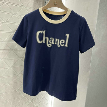 商品名称：シャネル CHANEL XG-TDCH25001  2025年春夏最新入荷 Tシャツ 半袖 ショートスリーブ スウェットシャツ クルーネック