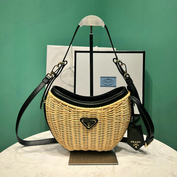 プラダ PRADA 99-PD1BC202BBK　2025年最新入荷 アーケ スモール ショルダーバッグ ホーボーバッグ トートバッグ