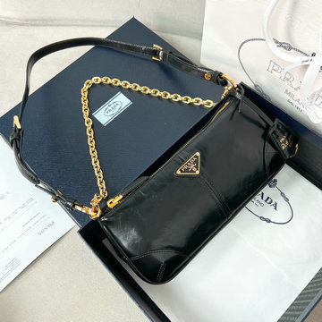商品名称：プラダ PRADA 99-PD1BC221GBK　2025年最新入荷 ミディアム ショルダーバッグ ホーボーバッグ トートバッグ チェーンポーチ