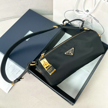 プラダ PRADA 99-PD1BC233NBK　2025年最新入荷 ミディアム ショルダーバッグ ホーボーバッグ トートバッグ