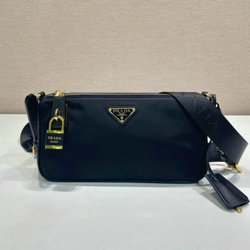 プラダ PRADA 99-PD1BC234NBK　2025年最新入荷 ミディアム ショルダーバッグ ホーボーバッグ トートバッグ