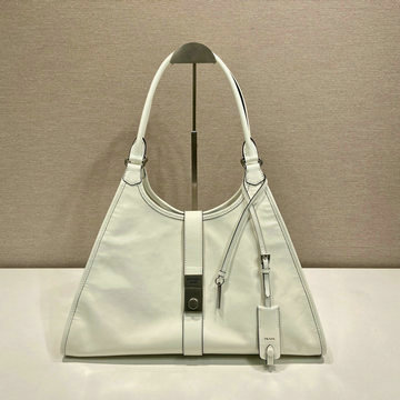 商品名称：プラダ PRADA 99-PD1BG570PBS　2025年最新入荷 ミディアム ホーボーバッグ トートバッグ ハンドバッグ レザー