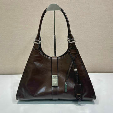 商品名称：プラダ PRADA 99-PD1BG570PJH　2025年最新入荷 ミディアム ホーボーバッグ トートバッグ ハンドバッグ レザー