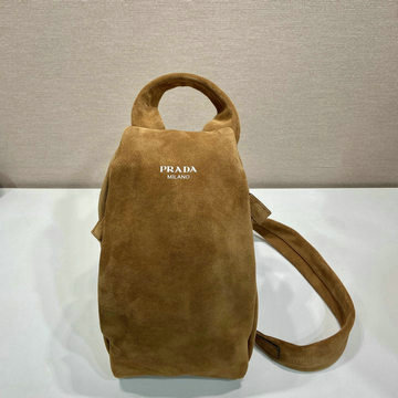 商品名称：プラダ PRADA 99-PD2VZ114RQK　2025年最新入荷 ワンショルダーバックパック チェストバッグ ベルトバッグ クロスボディバッグ スエード