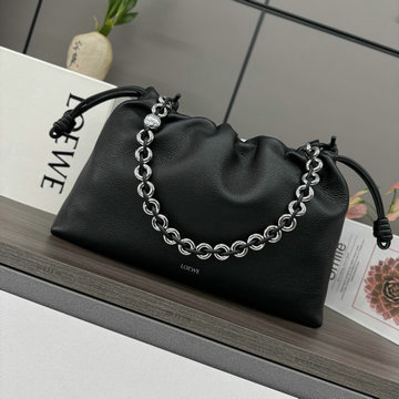 ロエベ LOEWE GH-LE012401NBK　2025年最新入荷 フラメンコ パース ショルダーバッグ ドローストリングバッグ レディース