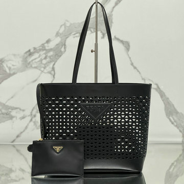 プラダ PRADA GH-PD1BG503KBK　2025年最新入荷 トートバッグ ハンドバッグ レディース カットアウトモチーフ レザー