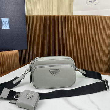 プラダ PRADA GH-PD2VH170HS　2025年最新入荷 メンズ サフィアーノレザー ショルダーバッグ メッセージバッグ