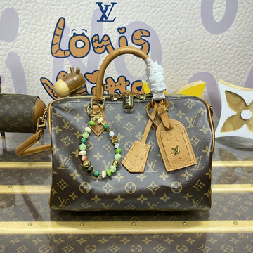 商品名称：ルイヴィトンLOUISVUITTON 057-N87212　2025年最新入荷 Speedy Soft 30 Boho ボストンバッグ トートバッグ ショルダーバッグ レディース