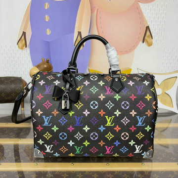 ルイヴィトン LOUISVUITTON 057-M13257　2025年最新入荷 LV TM スピーディ バンドリエール 30 トートバッグ ハンドバッグ モノグラム キャンバス マルチカラー
