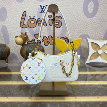 ルイヴィトン LOUISVUITTON 057-M13100　2025年最新入荷 LV TM Marellini ホーボーバッグ ハンドバッグ ショルダーポーチ モノグラム キャンバス マルチカラー
