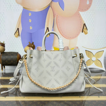 ルイヴィトン LOUISVUITTON 057-M13838　2025年最新入荷 ベラ トートバッグ ハンドバッグ レディース マヒナレザー ピンク グレー