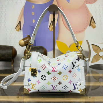 ルイヴィトン LOUISVUITTON 057-M14046　2025年最新入荷 LV x TM サイドトランク MM トートバッグ 2way ショルダーバッグ モノグラムキャンパス