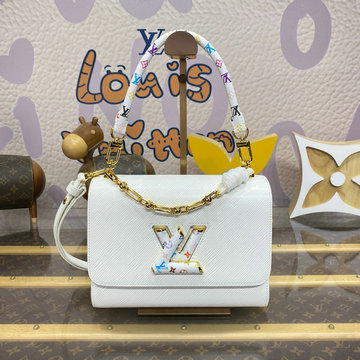 ルイヴィトン LOUISVUITTON 057-M13678　2025年最新入荷 LV TM ツイスト MM ハンドバッグ ショルダーバッグ エピレザー ホワイト